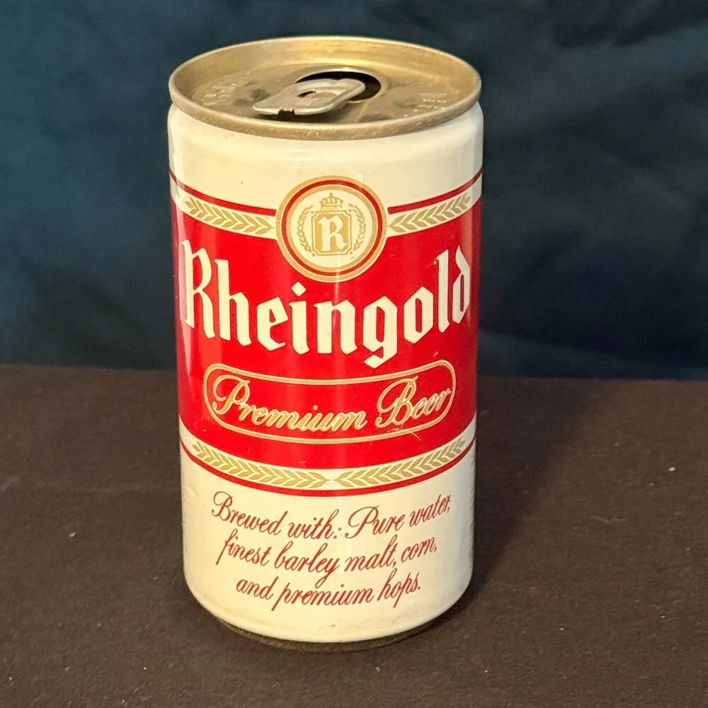 Rheingold Premium vintage Beer can